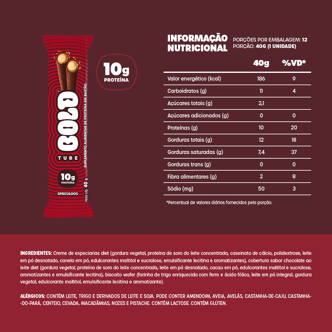 BOLD TUBE SPECULOOS - KIT 4 UND.